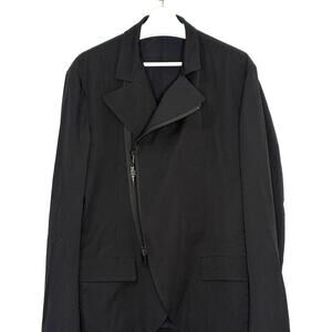 Yohji Yamamoto Pour Homme Assymetric Zip Jacket 4/L